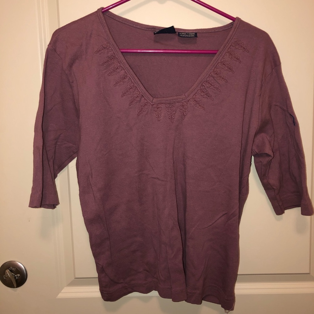 Ladies plum top